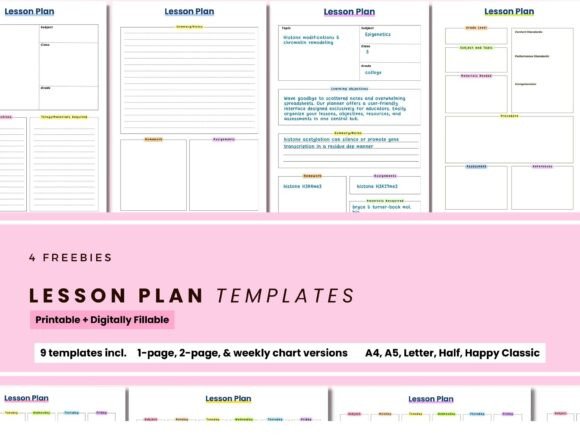 Download Lesson Plan Template, Lesson Planner - Plan Collection