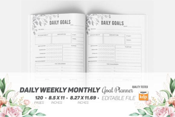 Download Daily Weekly Monthly Goal Planner - Plan Collection
