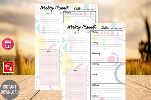 Download Digital Weekly Planner Download Printabl - Plan Collection