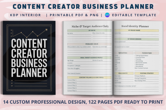 Download Content Creator Business Planner - Plan Collection