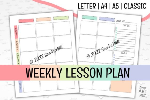 Download Weekly Lesson Plan - Premium Bundle