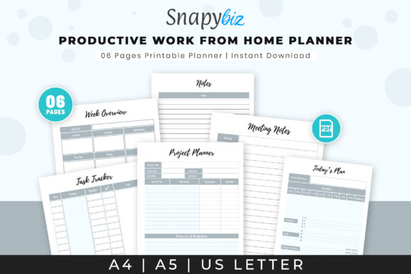 Download Productive Work from Home Planner - Plan Collection