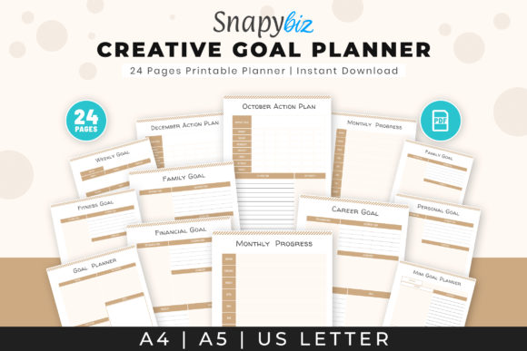 Download Creative Goal Planner | Printable - Plan Collection