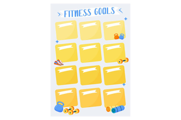 Download Fitness Goals Creative Planner Page - Plan Collection