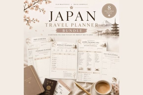 Download Japan Travel Planner Bundle - Plan Collection