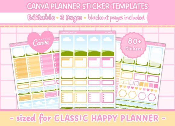 Download Canva Editable Planner Sticker - Plan Collection
