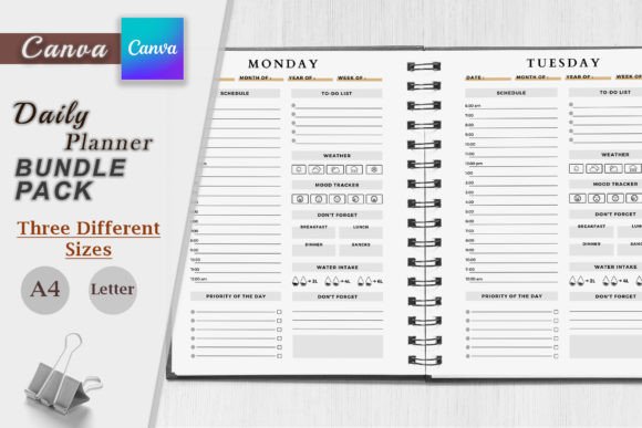 Download Undated Daily Planner / Printable - Plan Collection
