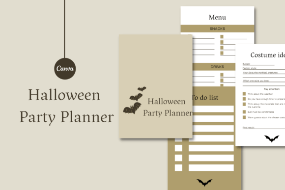 Download Halloween Party Planner Templates - Plan Collection