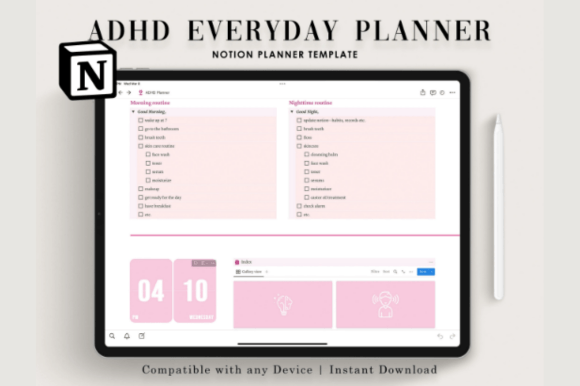 Download Notion Template ADHD, Notion Life Plan - Plan Collection