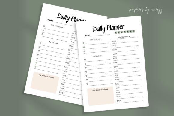 Download Functional Daily Planner Canva Template - Plan Collection