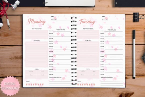 Download Printable Productivity Day Planner PDF - Plan Collection