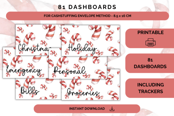 Download Candy Cane Dashboards Budget Planner Pdf - Plan Collection