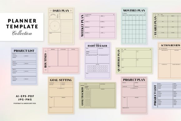Download Printable Daily, Project, Goal Planners - Plan Collection