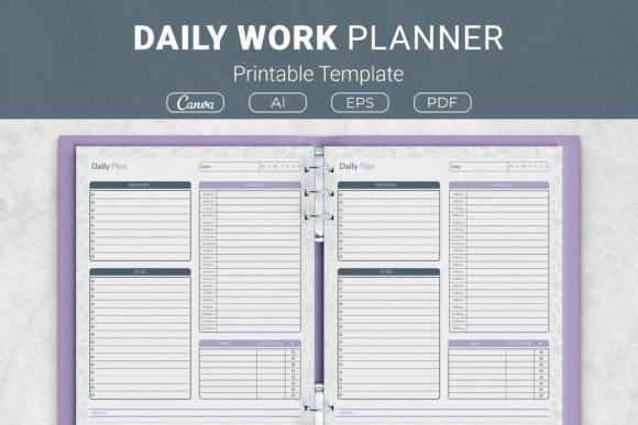 Download Daily Work Planner Template - Plan Collection