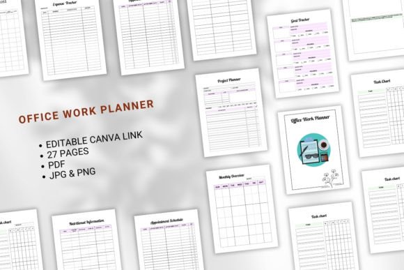 Download Office Work Planner Canva - Plan Collection